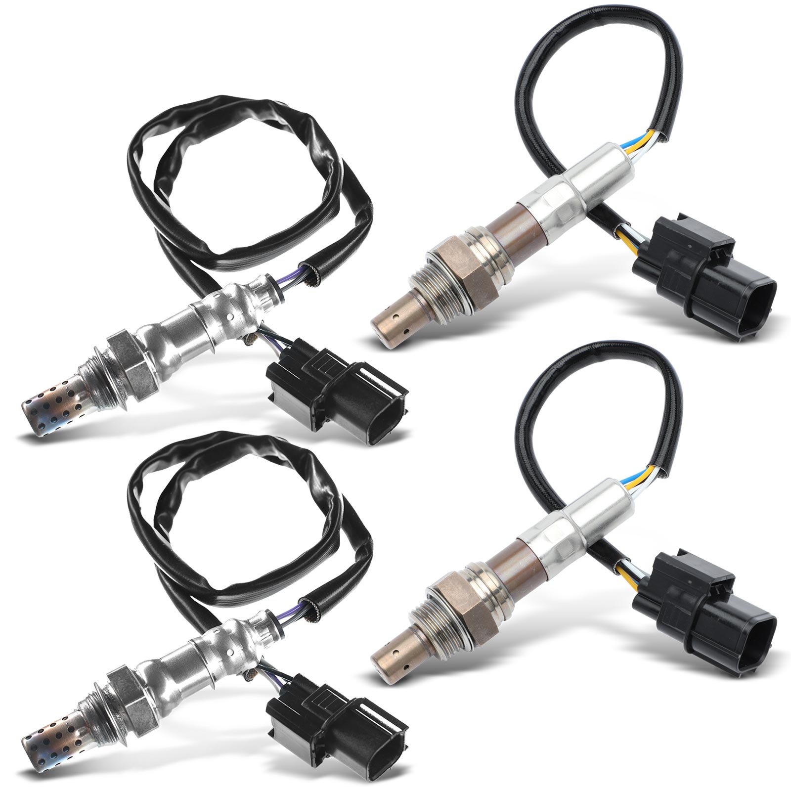 APOS0902 4 Pcs Upstream & Downstream O2 Oxygen Sensor
