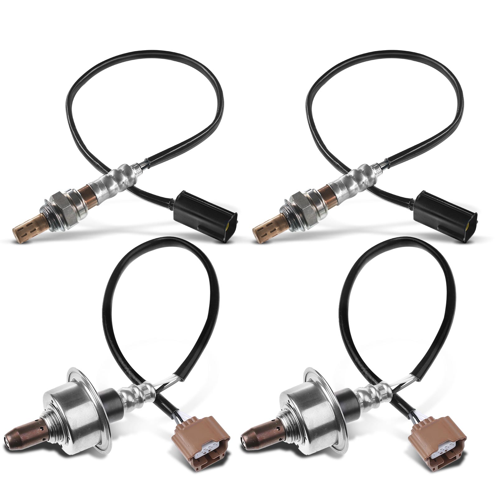 APOS1889 4 Pcs Upstream & Downstream O2 Oxygen Sensor