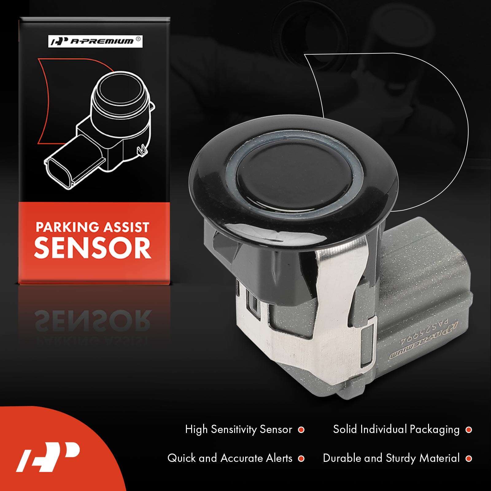 APPAS136 Front or Rear Backup Parking Assist Sensor - Image 2