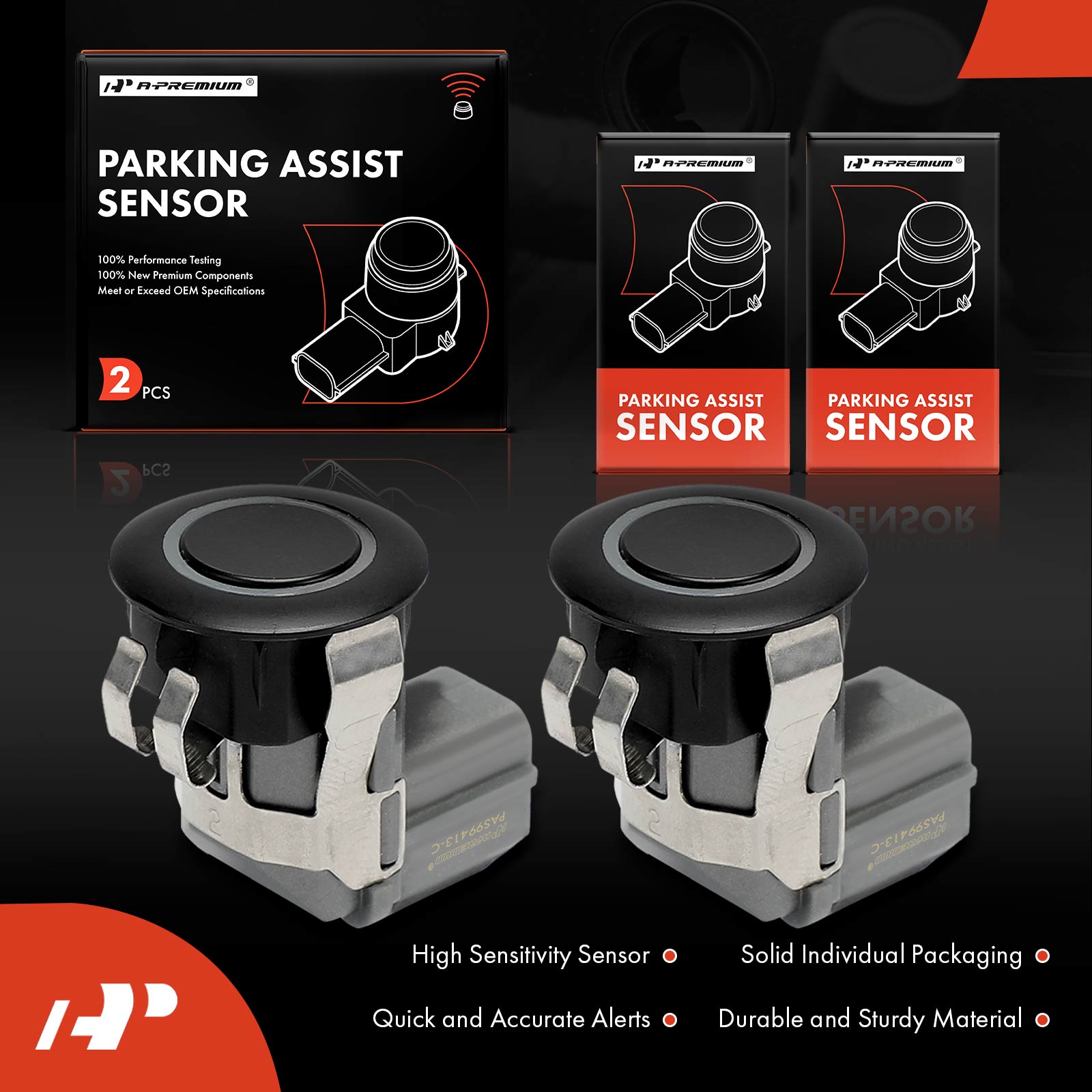APPAS305 2 Pcs Parking Assist Sensor - Image 2