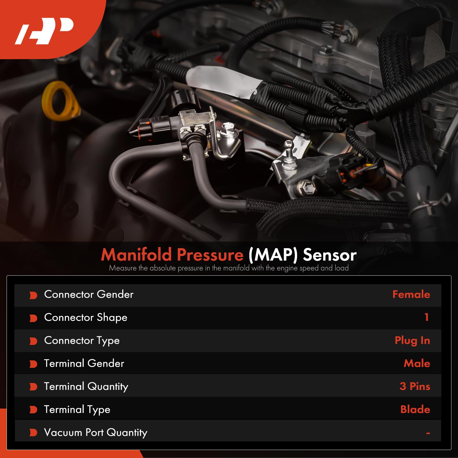 APPS0005 Manifold Pressure (MAP) Sensor - Image 2