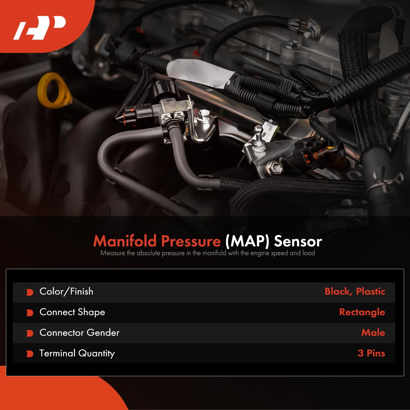 APPS0012 Manifold Pressure (MAP) Sensor - Image 2
