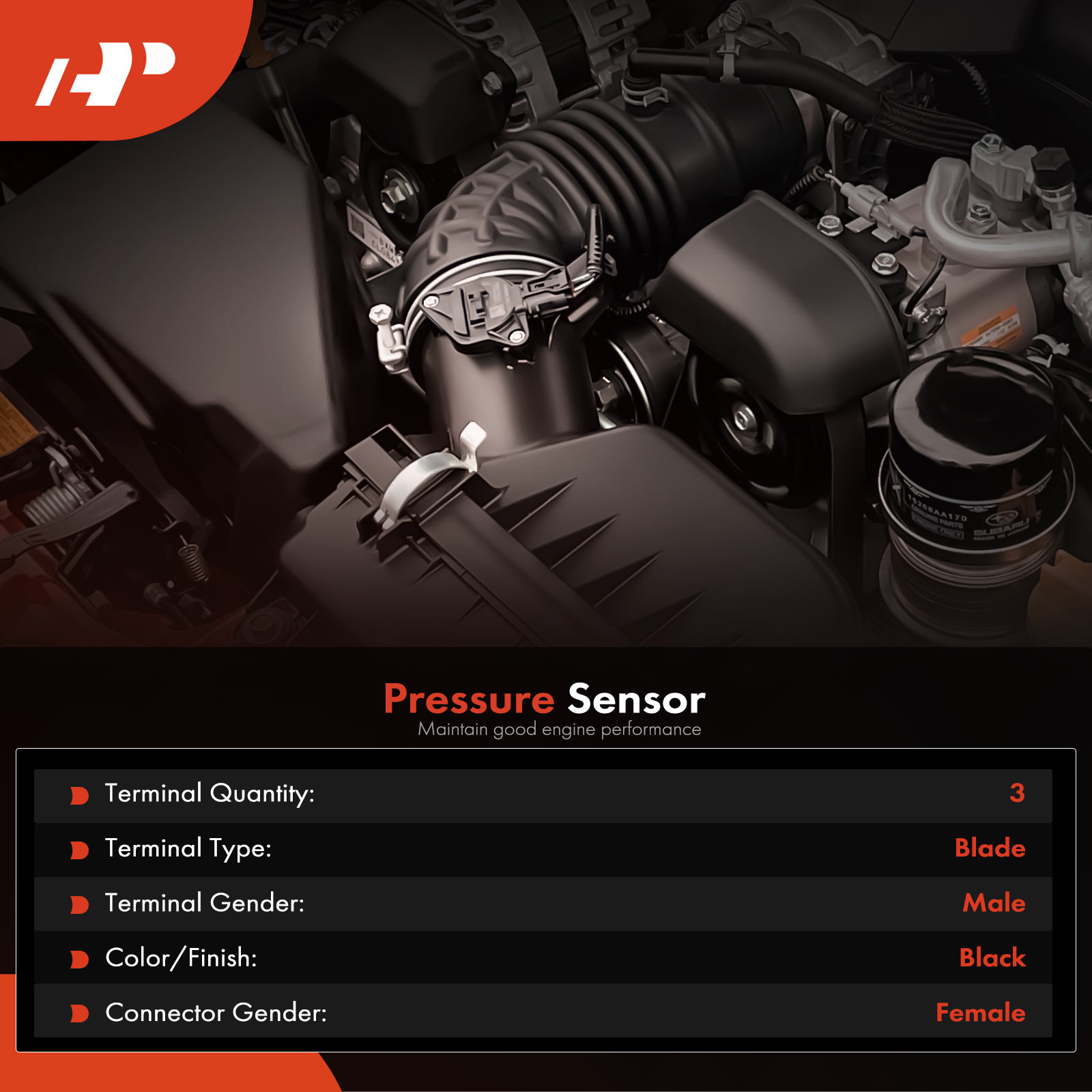 APPS0699 Manifold Pressure MAP Sensor - Image 2
