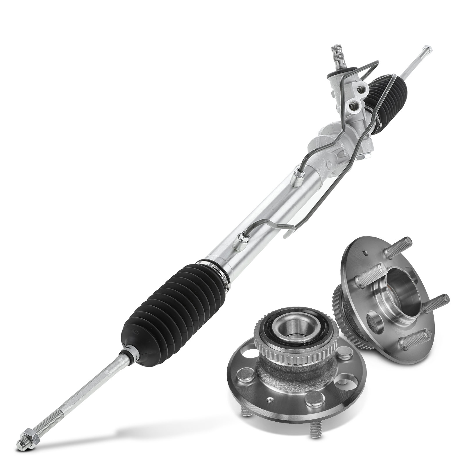 APPSR387 3 Pcs Rack and Pinion & Hub Bearing Kit