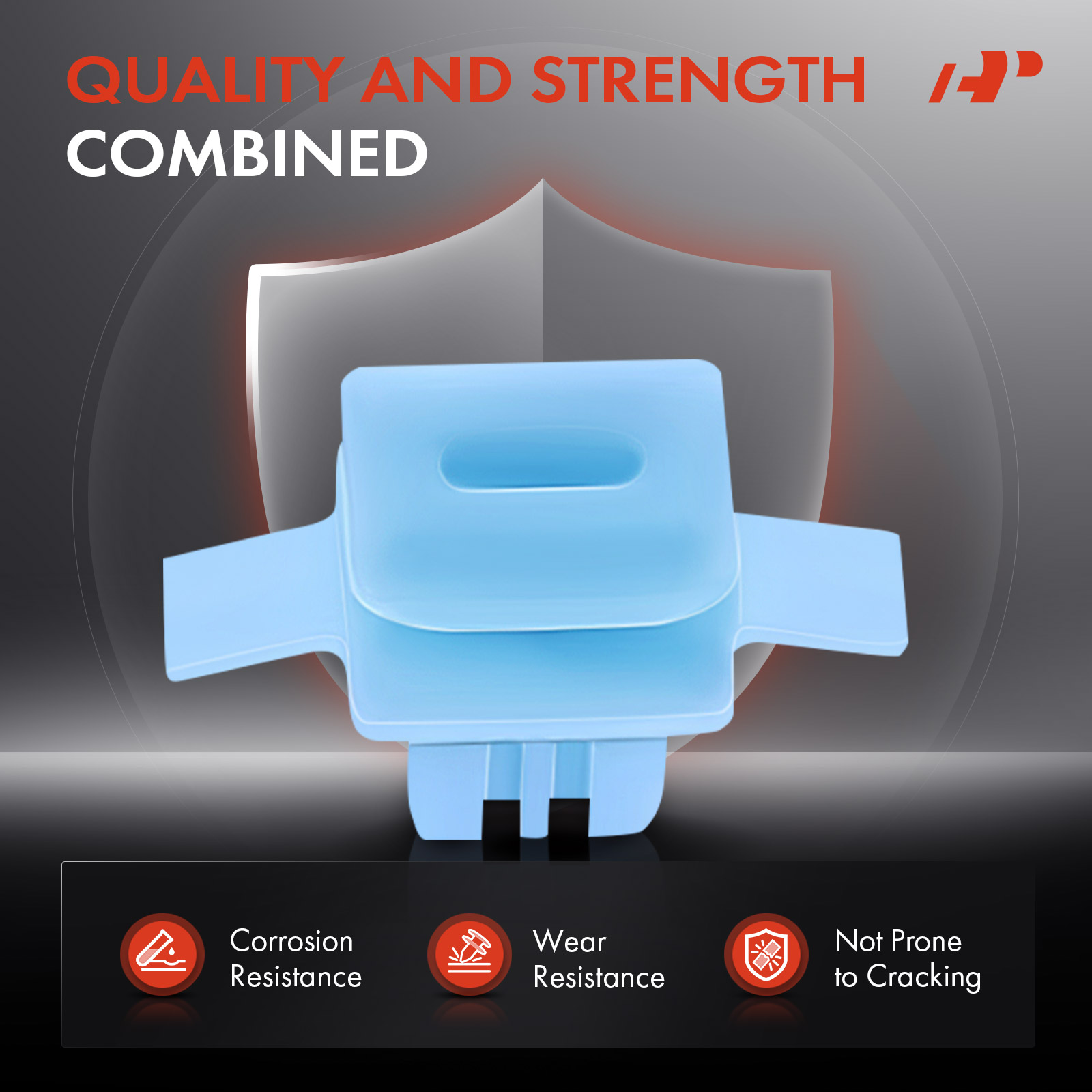 APRCF3435 20 Pcs 7mm Nylon Exterior Fender Moulding Clips - Image 5