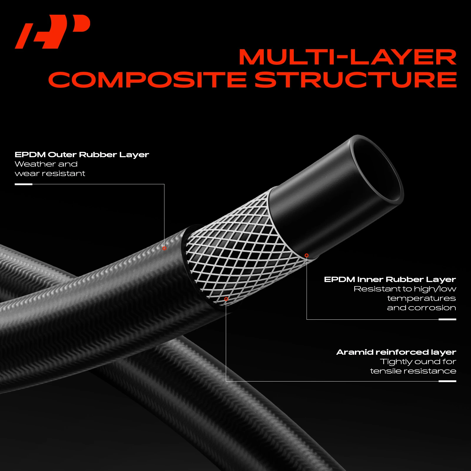 APRH0842 Lower Radiator Hose - Image 3