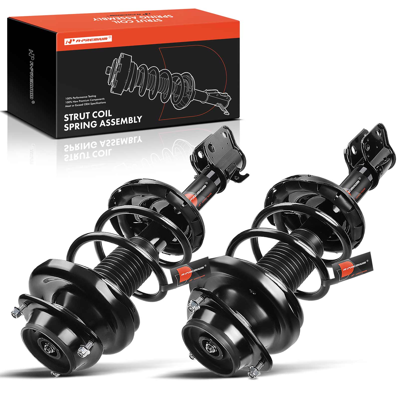 APSA0199 Front Complete Strut & Coil Spring Assembly, Set of 2