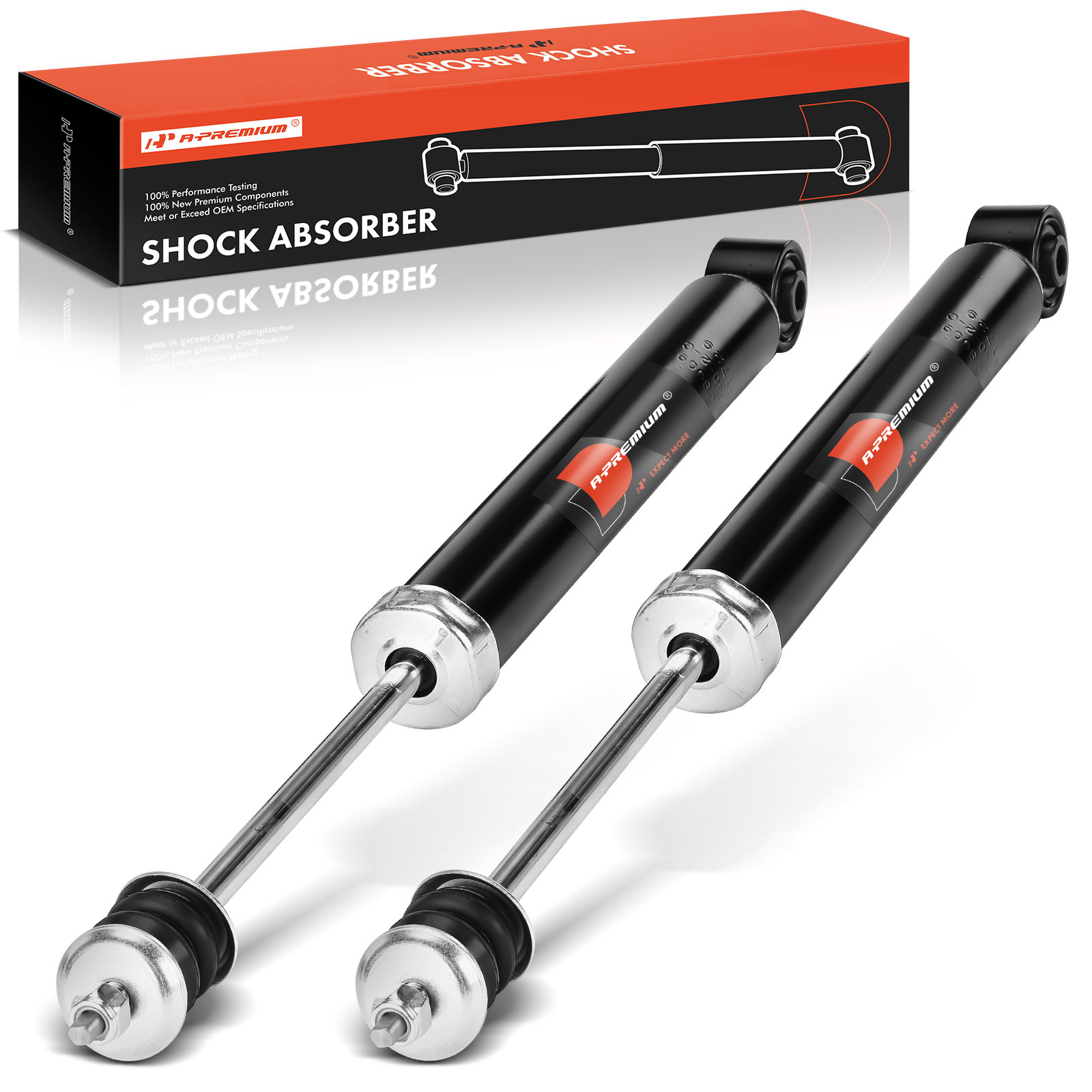 APSA2371 Rear Shock Absorber, Set of 2