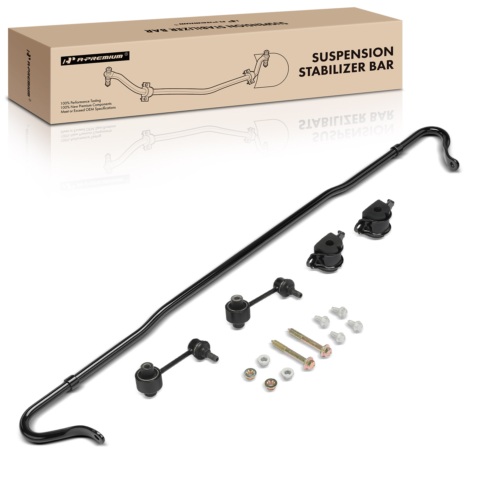 APSBK031 Rear Suspension Sway Bar with Bushing Kit