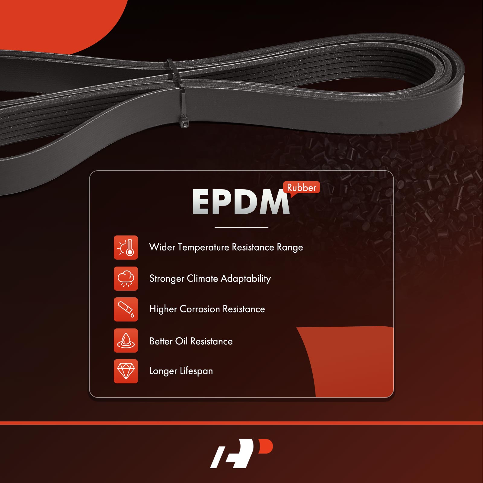 APSBT469 38.78 inch Serpentine Belt Multi Rib - Image 4