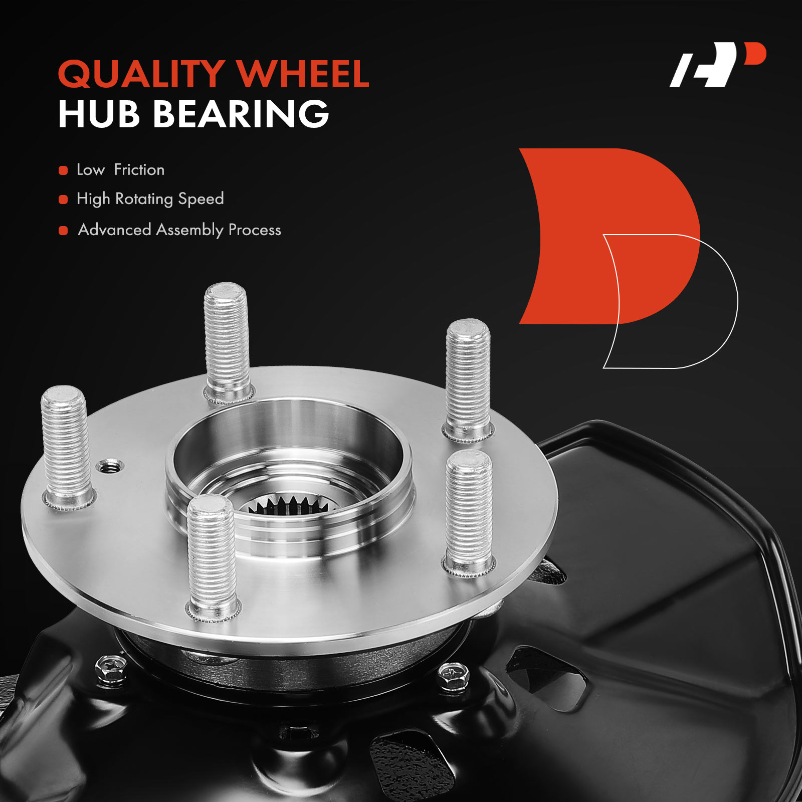 APSKA0266 Front Passenger Steering Knuckle & Hub Bearing Assembly - Image 5