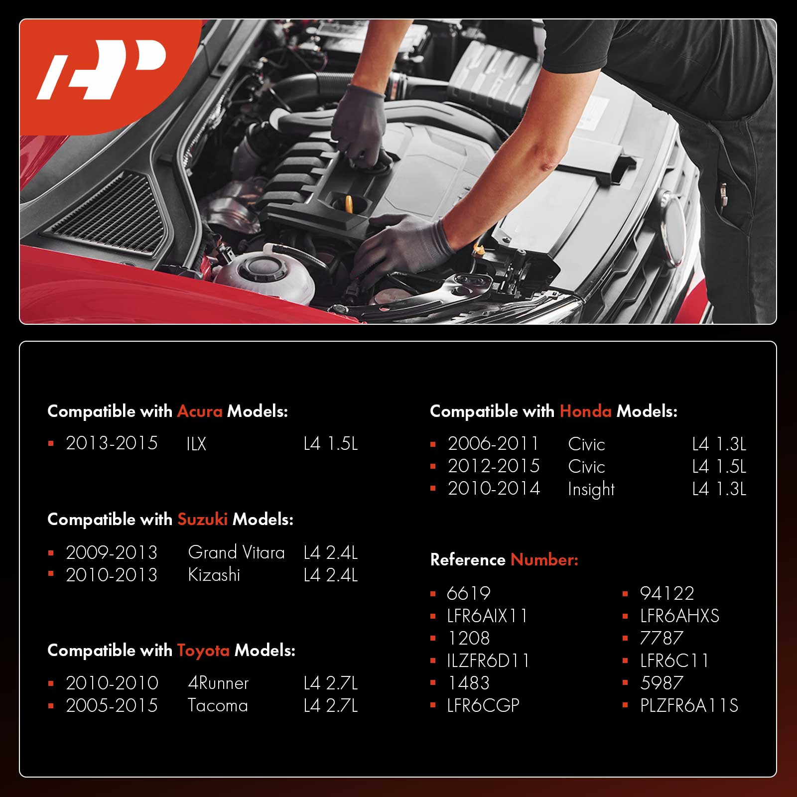 APSP091 4 Pcs Iridium & Platinum Spark Plugs - Image 2