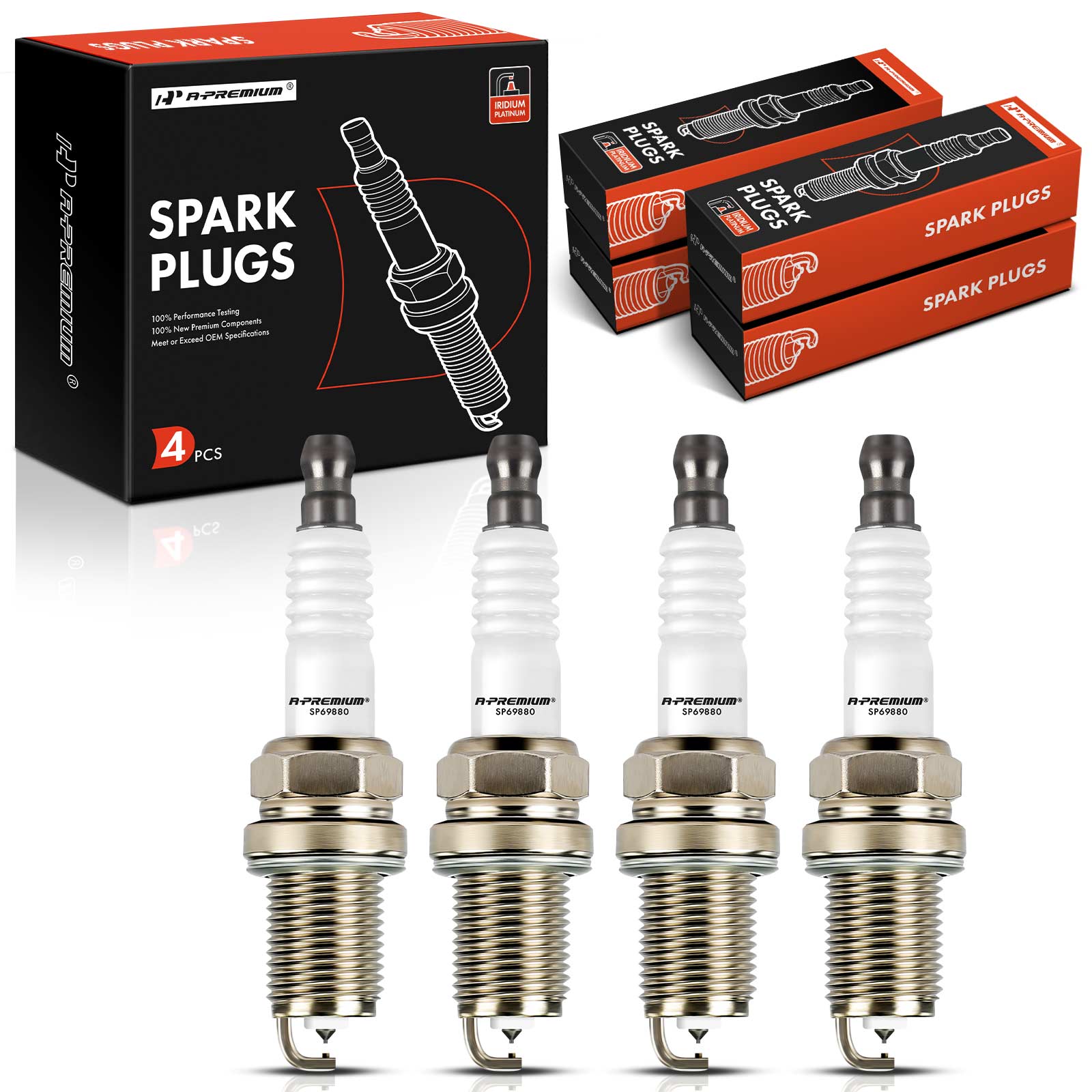 APSP234 4 Pcs Iridium & Platinum Spark Plugs
