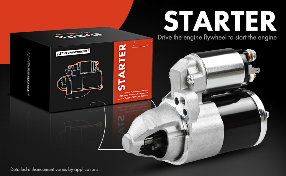 APSTR142 Starter Motor 1.2KW 12V CW 9 Teeth - Image 3