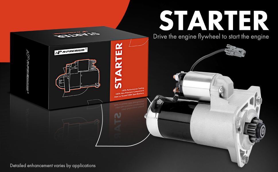 APSTR407 Starter Motor 1.8KW 12V CW 13 Teeth - Image 2