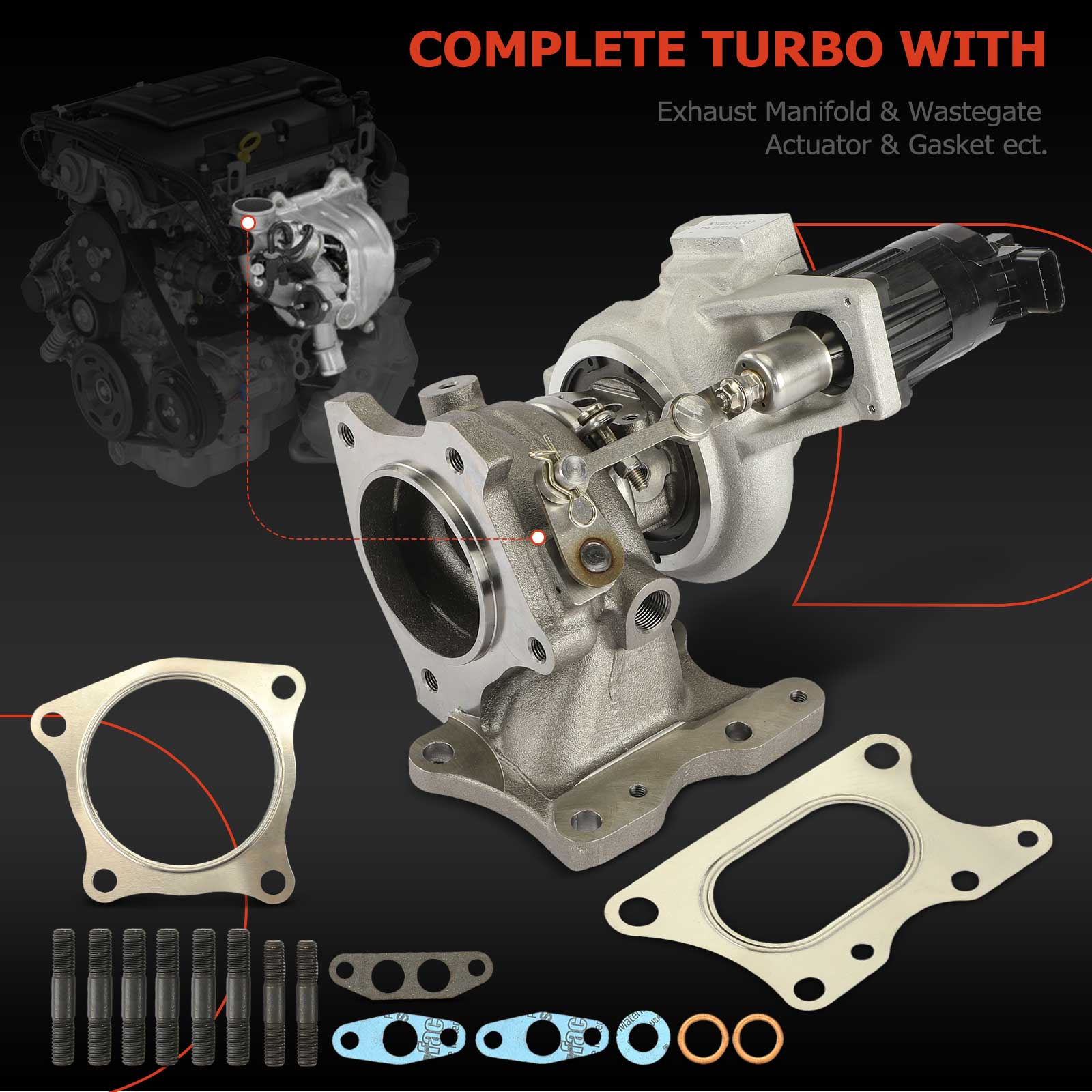 APTBC150 Turbo Turbocharger - Image 2