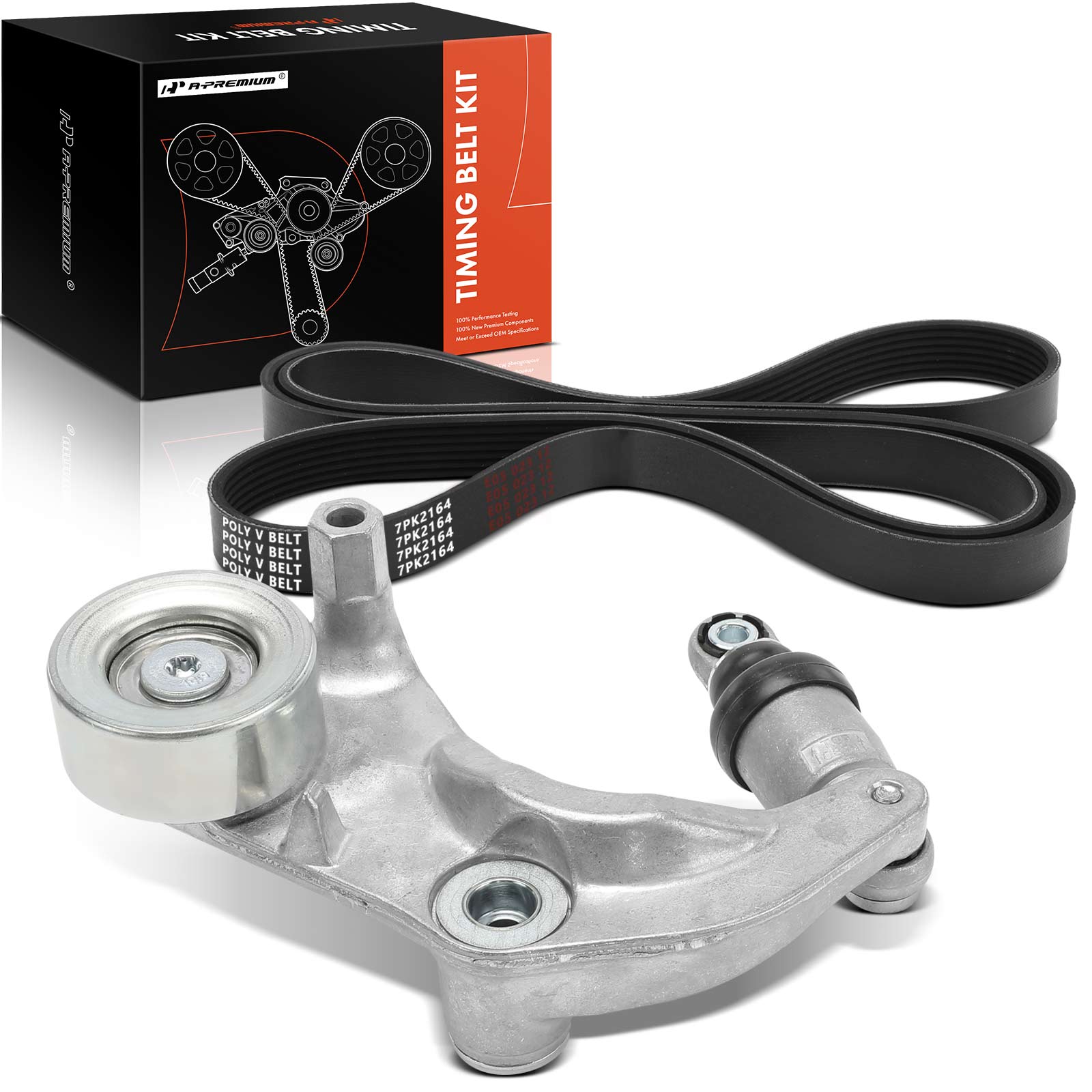 APTBK297 2 Pcs Serpentine Belt Drive Component Kit