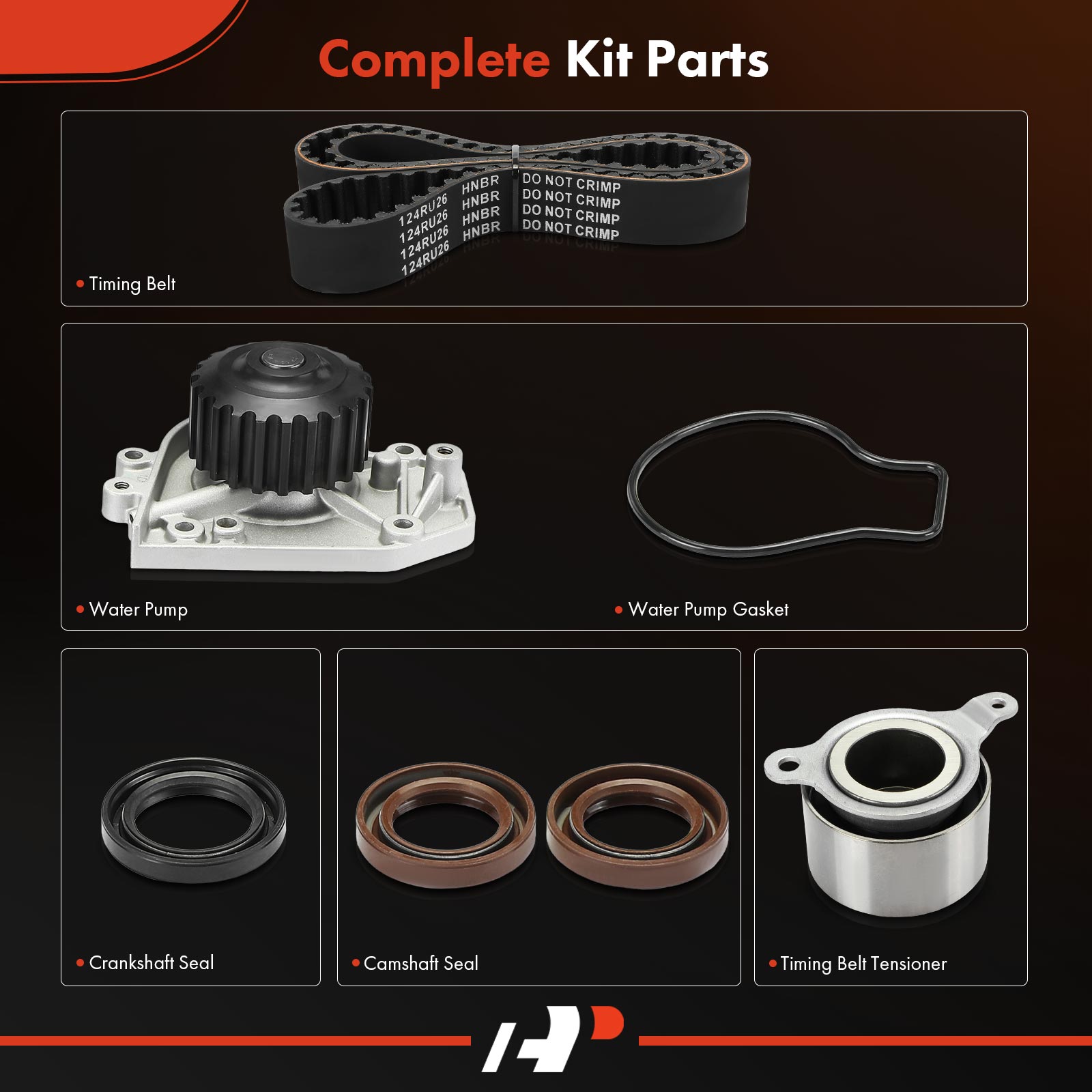 APTBK535 7 Pcs Timing Belt Kit - Image 2