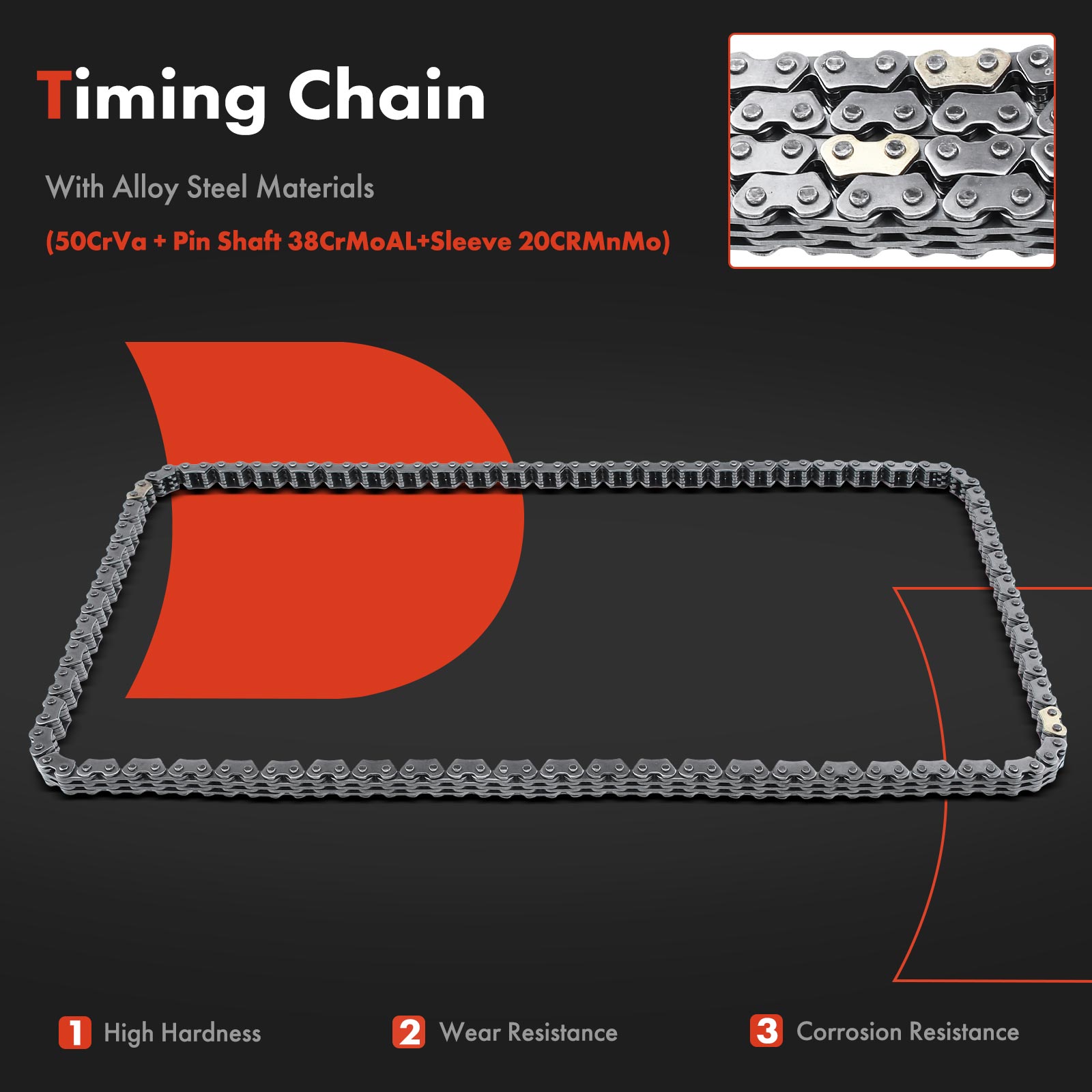 APTCK080 5x Engine Timing Chain Kit - Image 4