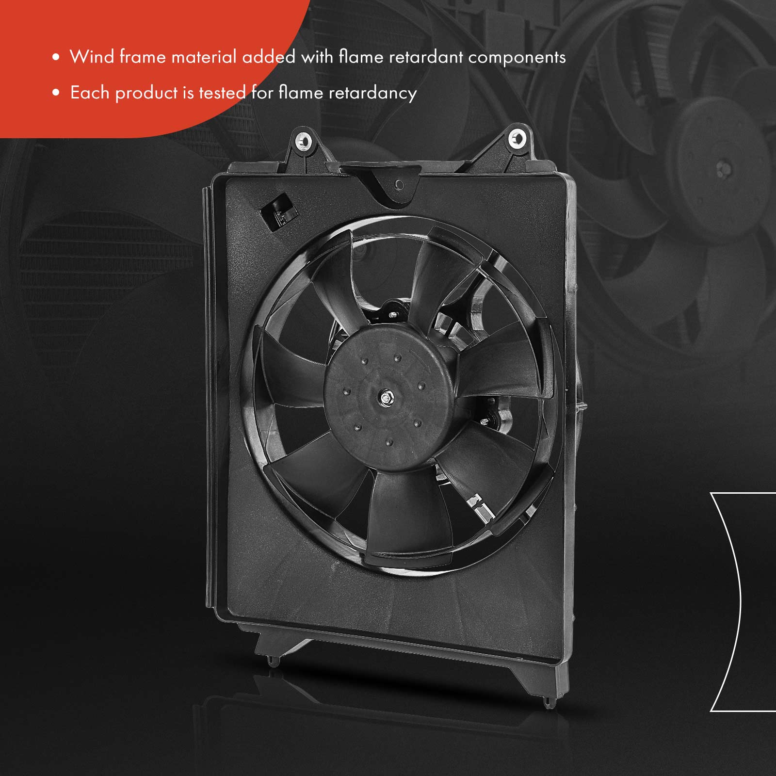 APTF0254 A/C Condenser Cooling Fan Assembly - Image 4