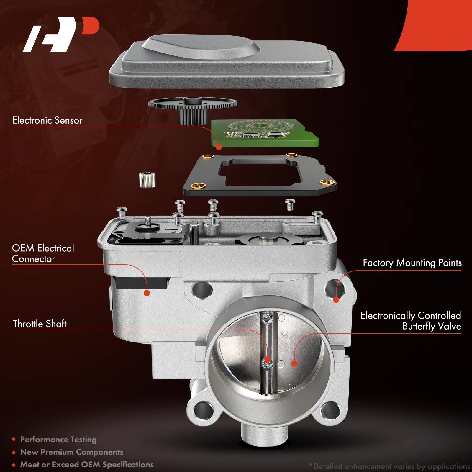 APTHB157 Throttle Body Assembly - Image 4