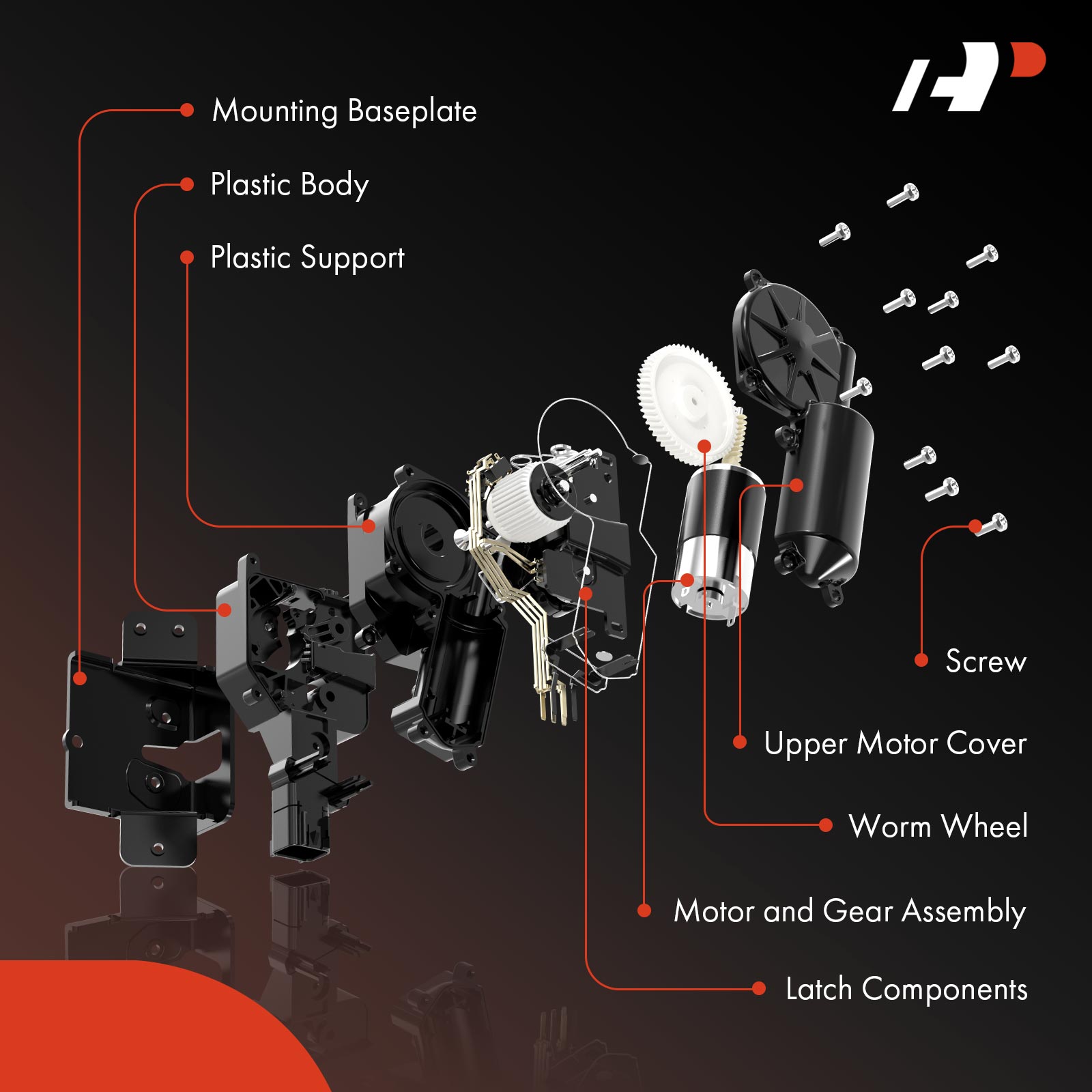 APTLA116 Rear Tailgate Trunk Lock Actuator - Image 2