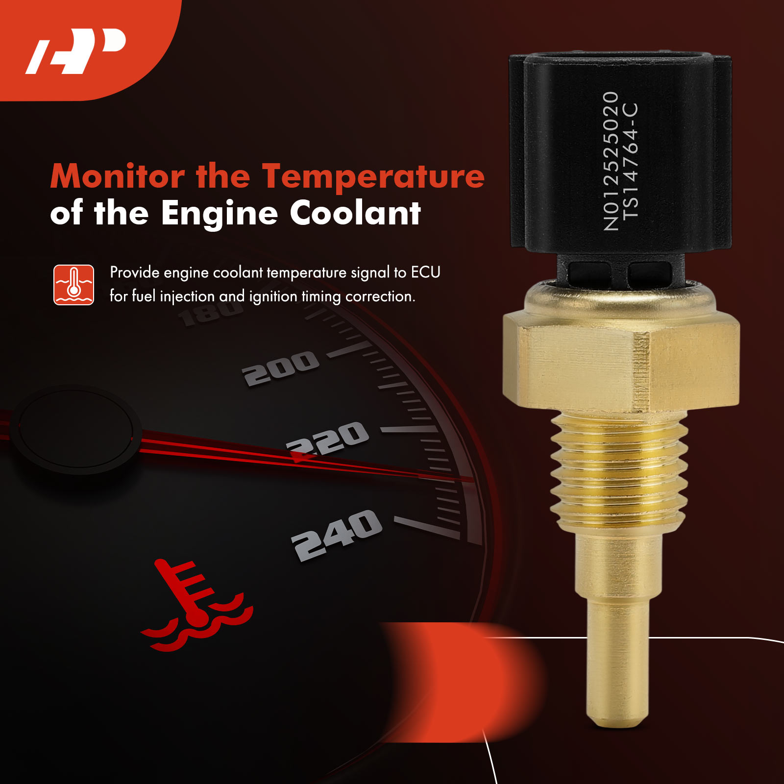 APTS0249 Engine Coolant Temperature Sensor - Image 2