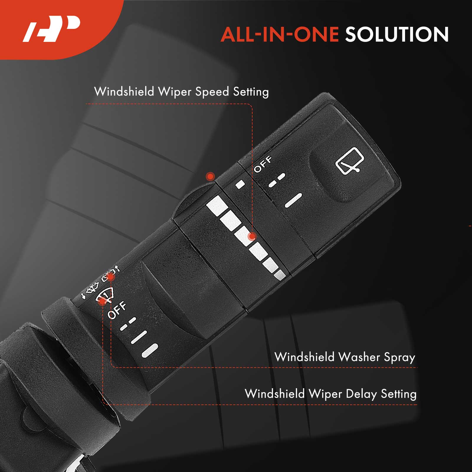 APTSS184 Windshield Wiper Switch - Image 2