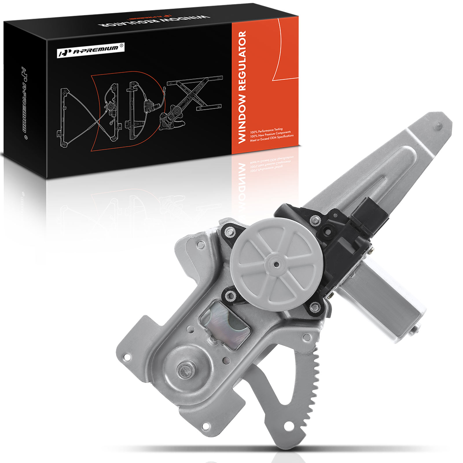APWR0717 Rear Driver Power Window Motor & Regulator Assembly