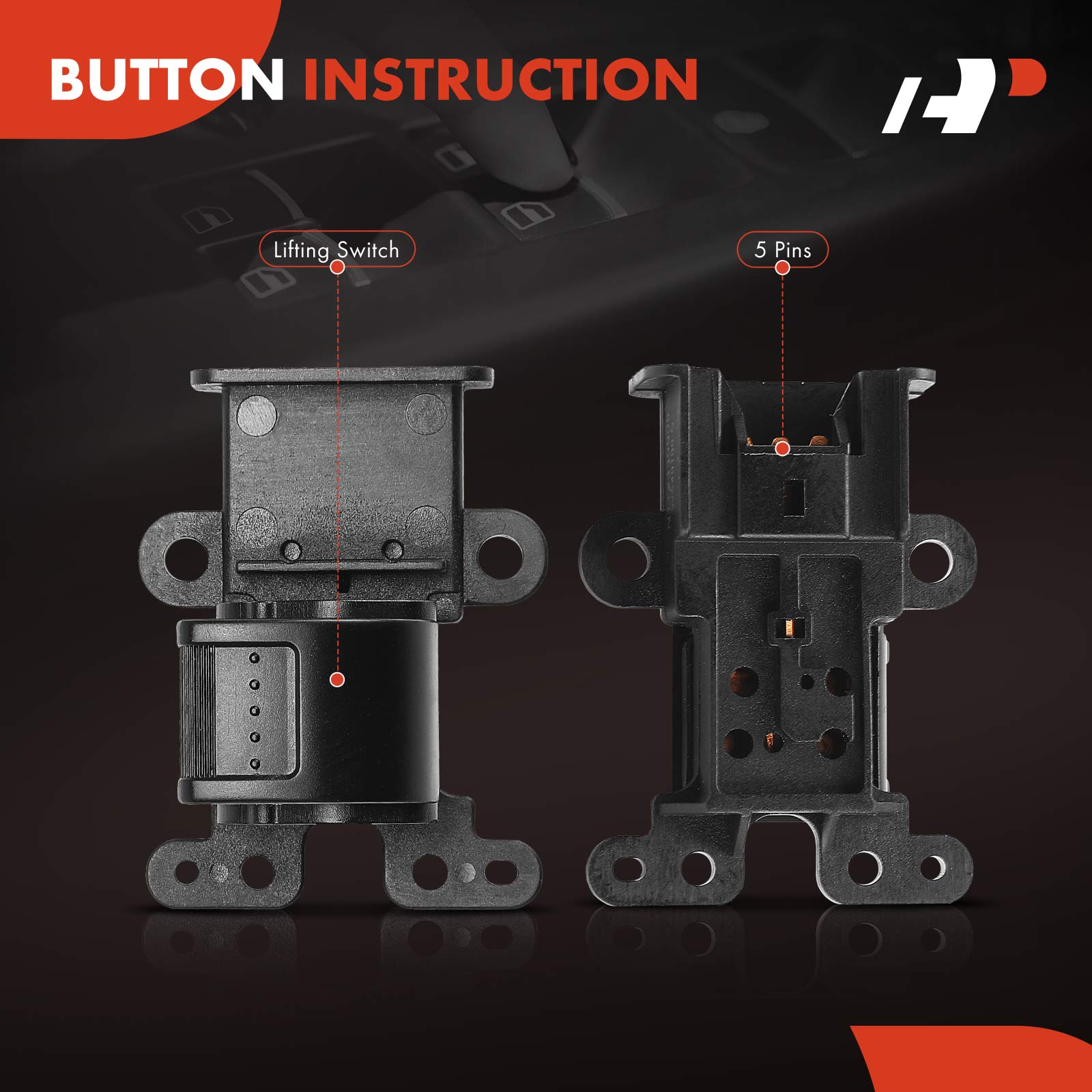 APWS0811 Power Window Switch - Image 4