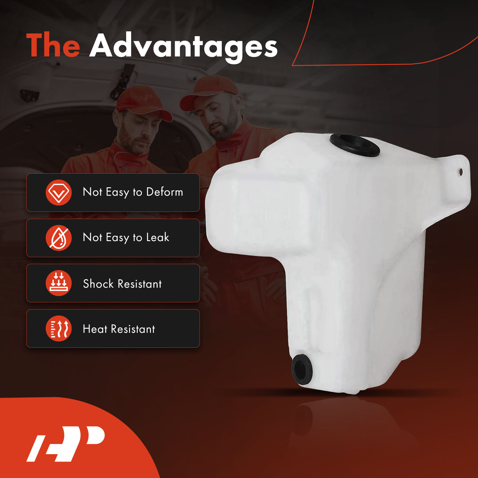 APWSR064 Windshield Washer Reservoir without Pump & Cap - Image 2