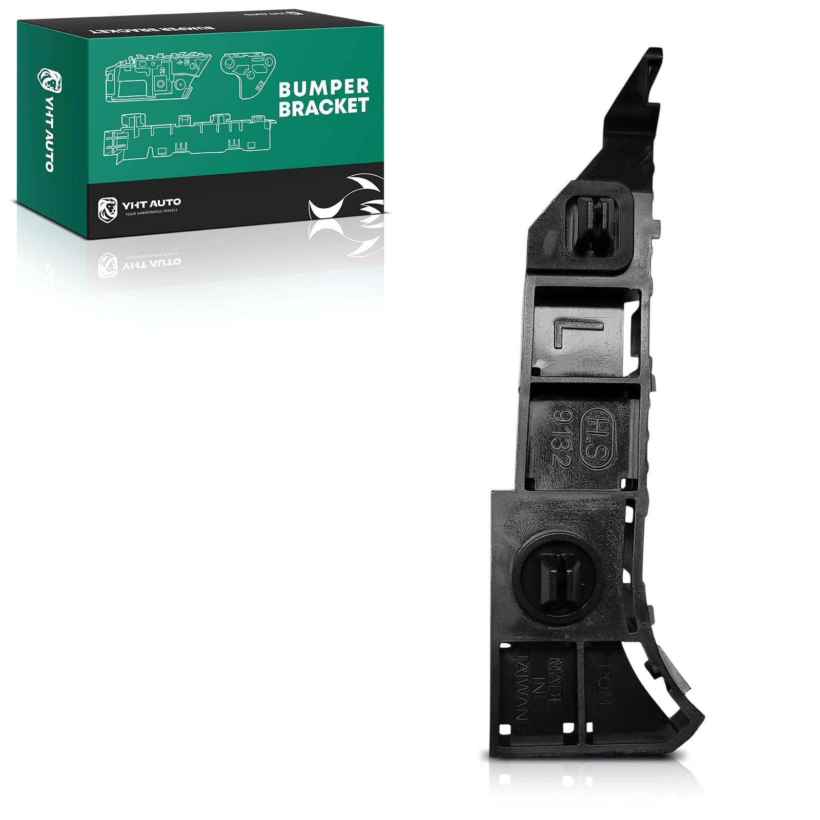 YHTBBT10700 Front Driver Plastic Bumper Bracket Stay