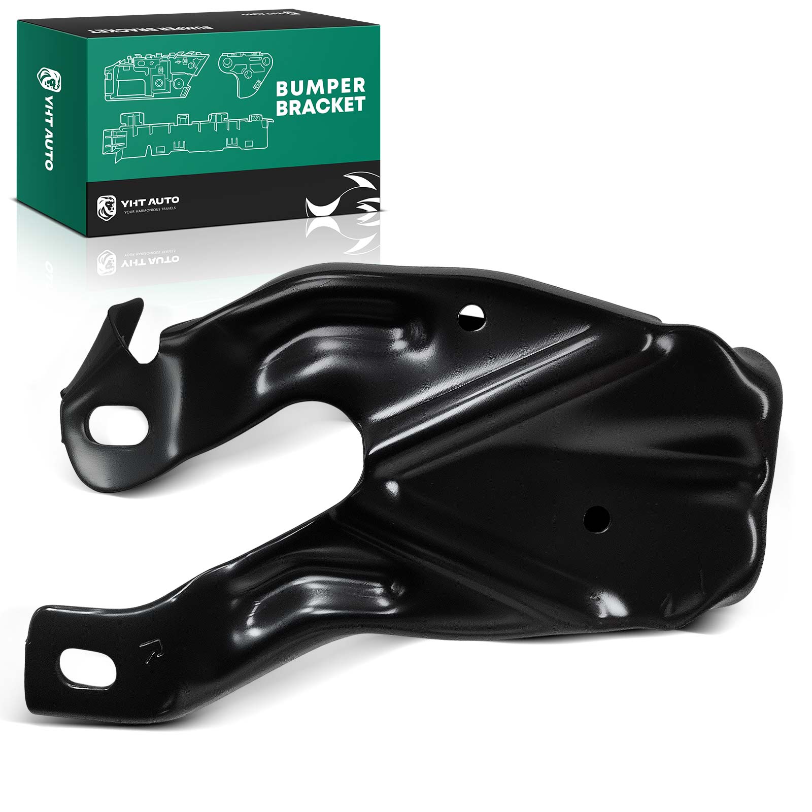 YHTBBT10933 Front Passenger Steel Bumper Bracket