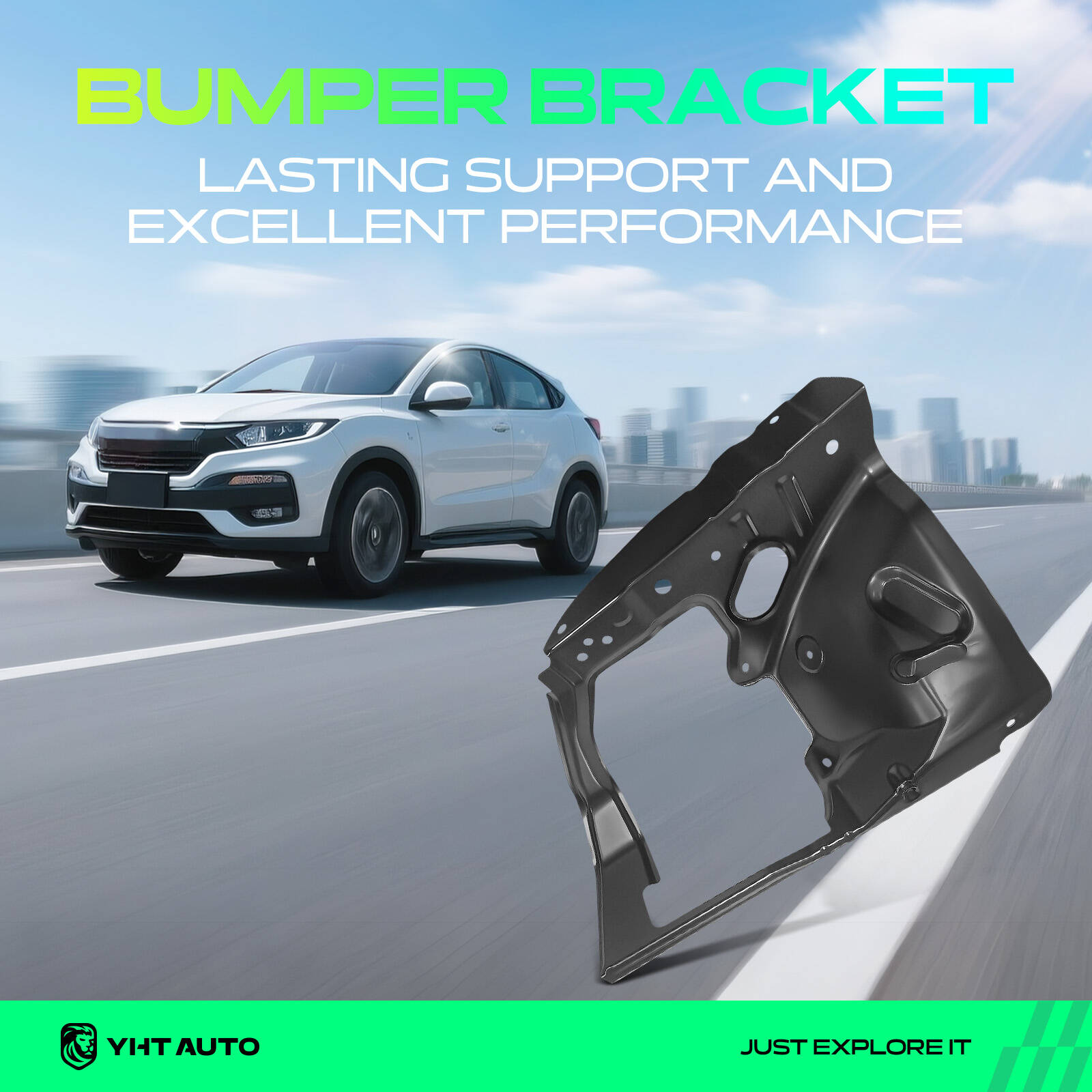 YHTBBT11740PG Radiator Support Bracket - Image 2