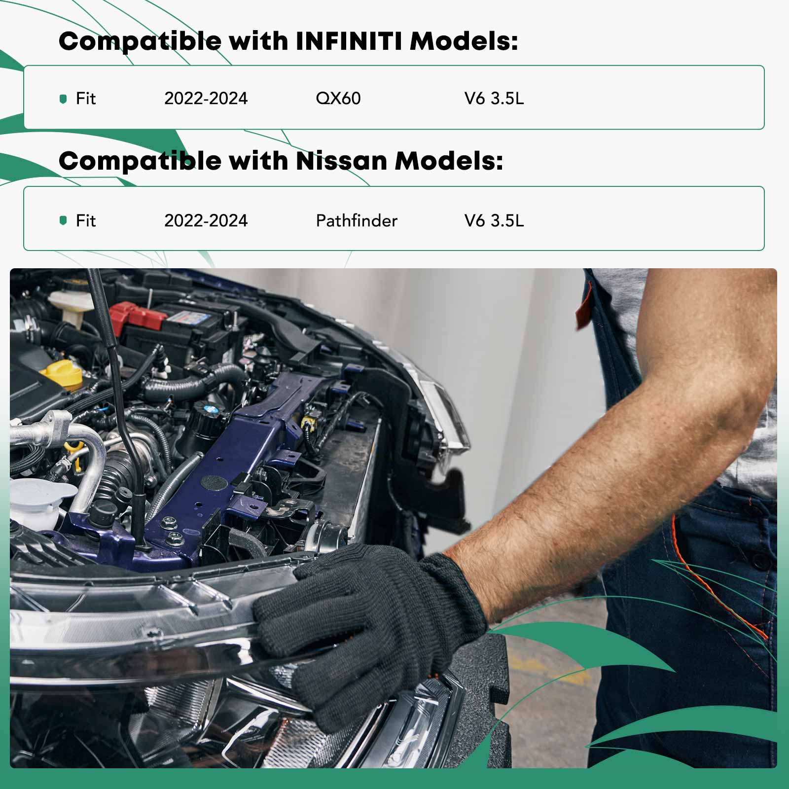 YHTRSA10802 Radiator Support, 3.5L, 6Cyl - Image 2