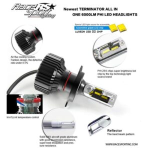 Race Sport H1TLED | Headlight Conversion Kit