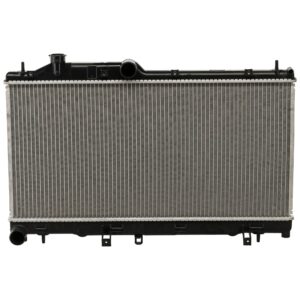 Radiator, 2.5L Engine, Plastic Tank, Without Transmission Cooler, Without Engine Oil Cooler, Non-STI Models, Turbocharged, Manual Transmission, For Models Without EJ255 Engine