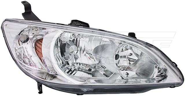 1591119 Passenger Side Halogen Headlight, With bulb(s), OE Comparable Finish