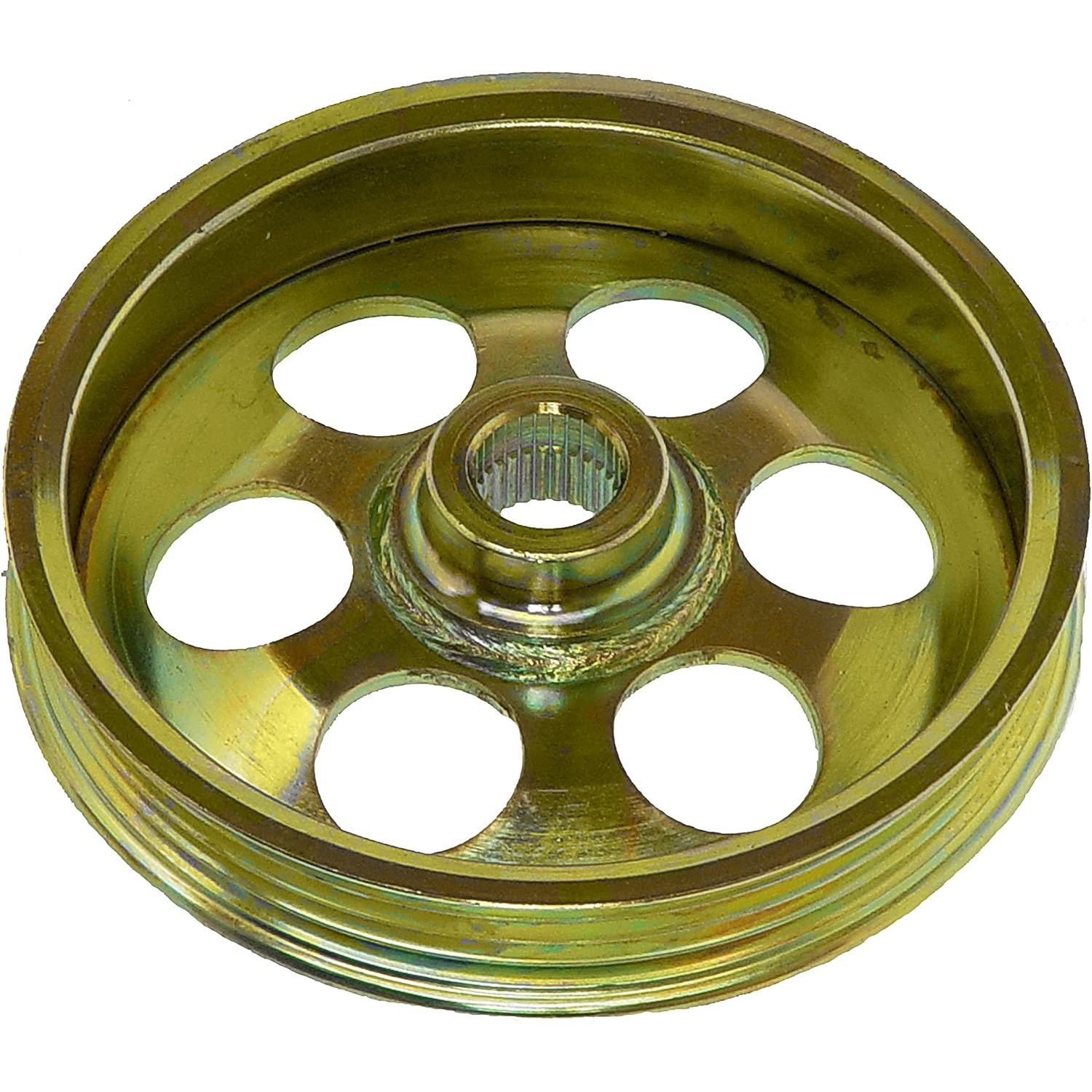 300-500 Series Power Steering Pump Pulley - Black, Metal, Direct Fit, Sold Individually