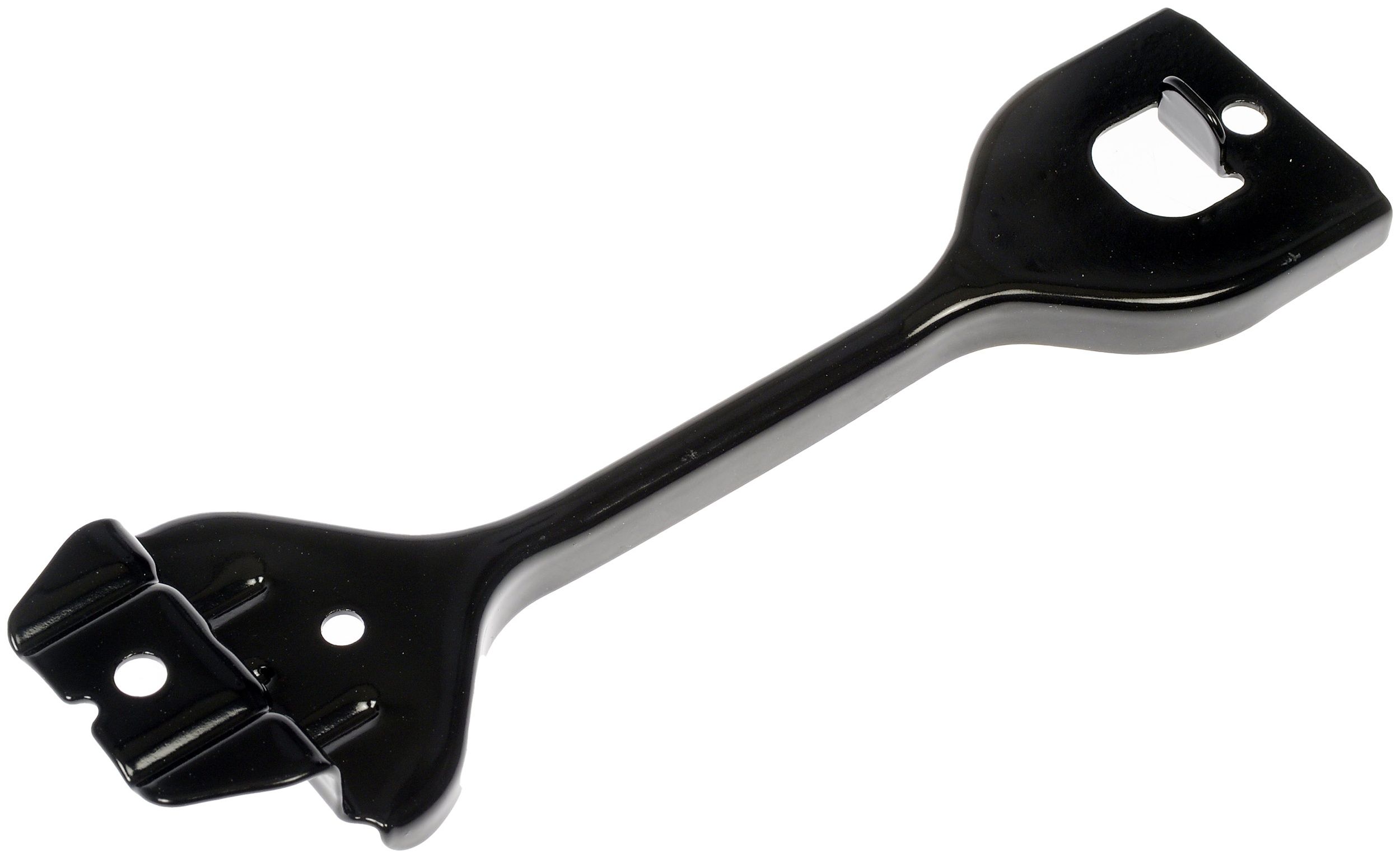 60324 Help Series Battery Hold Down - Black, Steel, Direct Fit, Sold Individually
