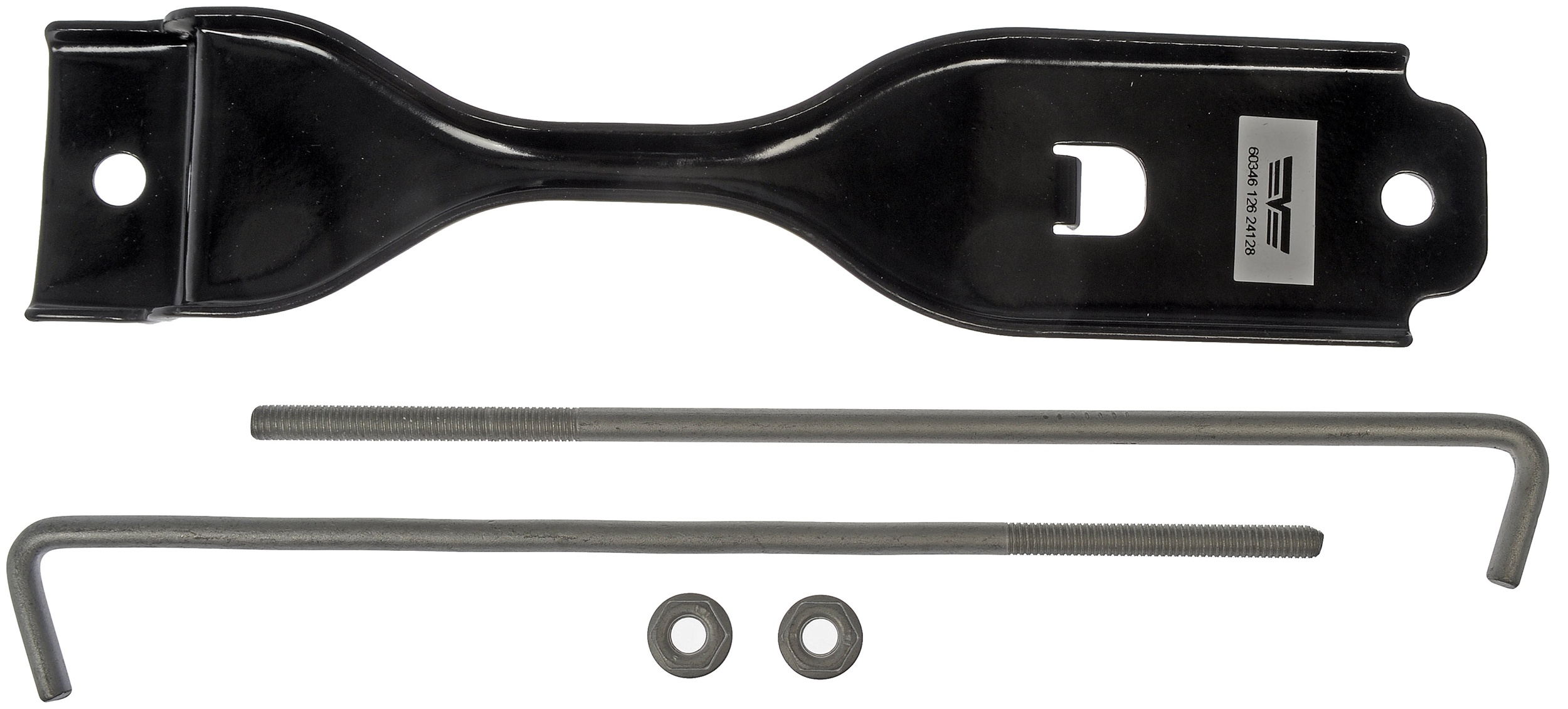 60346 Battery Hold Down - Black, Aluminum, Direct Fit, Sold Individually - Image 3
