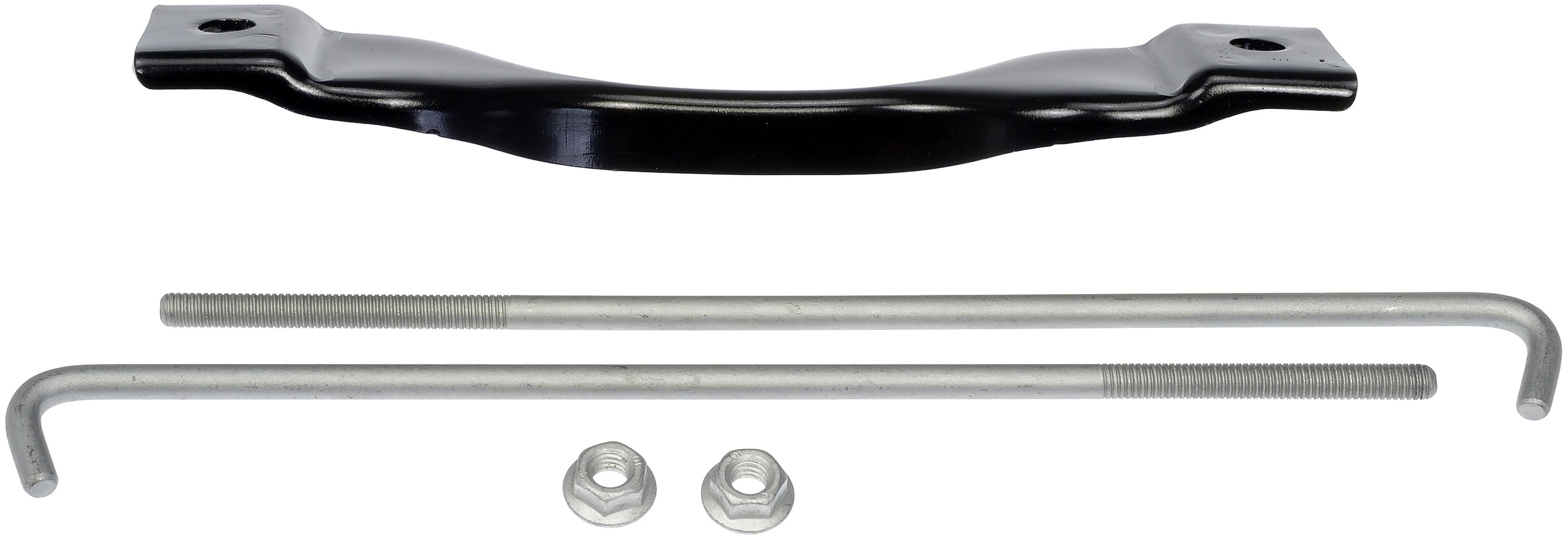 60349 Battery Hold Down - Black, Aluminum, Direct Fit, Sold Individually - Image 2