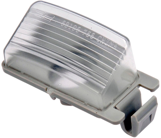 68195 Help Series License Plate Light Lens - Direct Fit, Sold individually