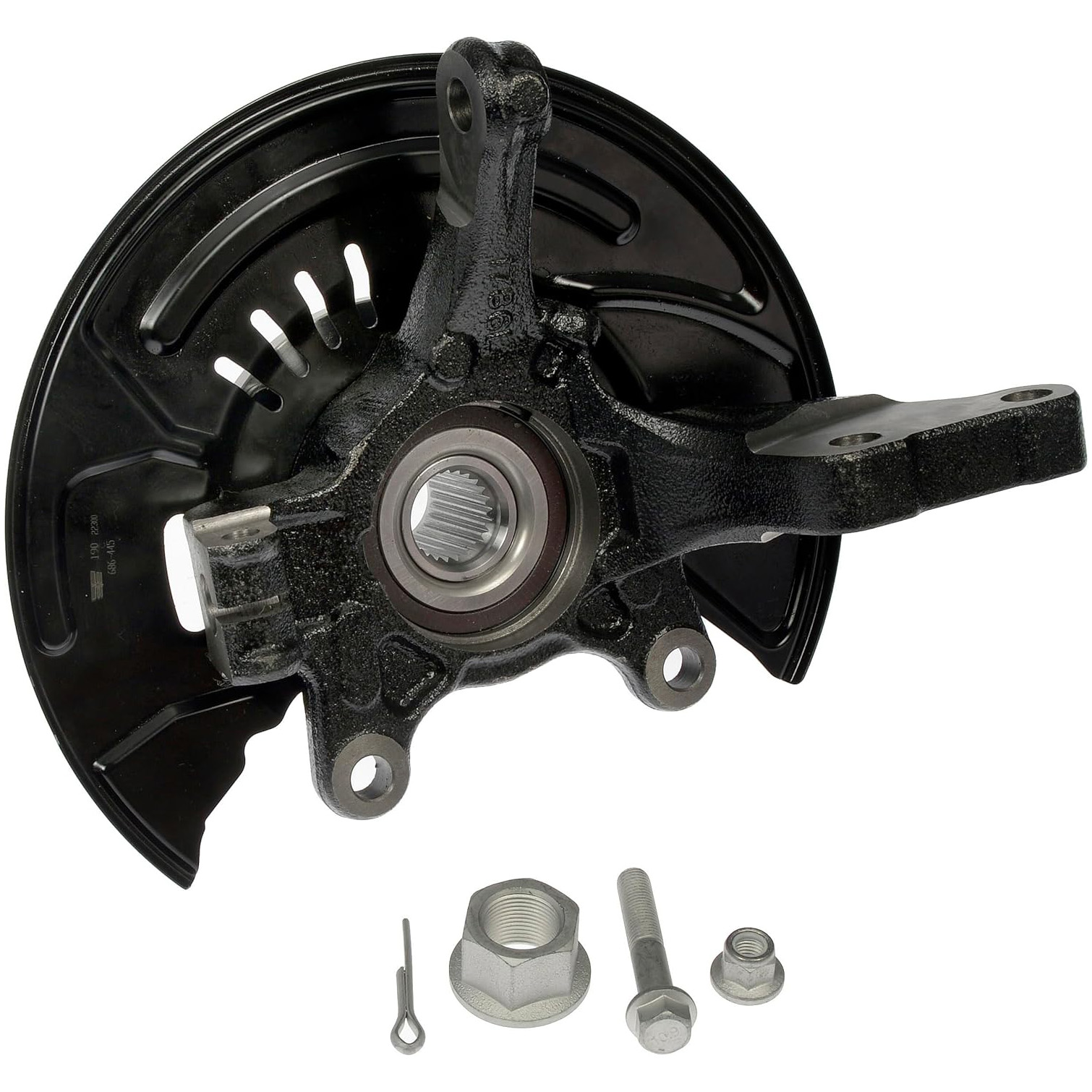 686-445 Front, Driver Side Knuckle, 1.6L, 4Cyl