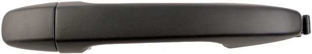 79805 Front, Passenger Side Smooth Black Exterior Door Handle, Without Key Hole, Help Series - Image 2
