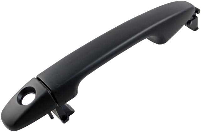 79806 Front, Driver Side Smooth Black Exterior Door Handle, With Key Hole, Help Series