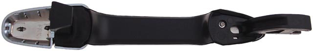 79817 Front, Passenger Side Chrome Exterior Door Handle, Without Key Hole, Help Series - Image 3