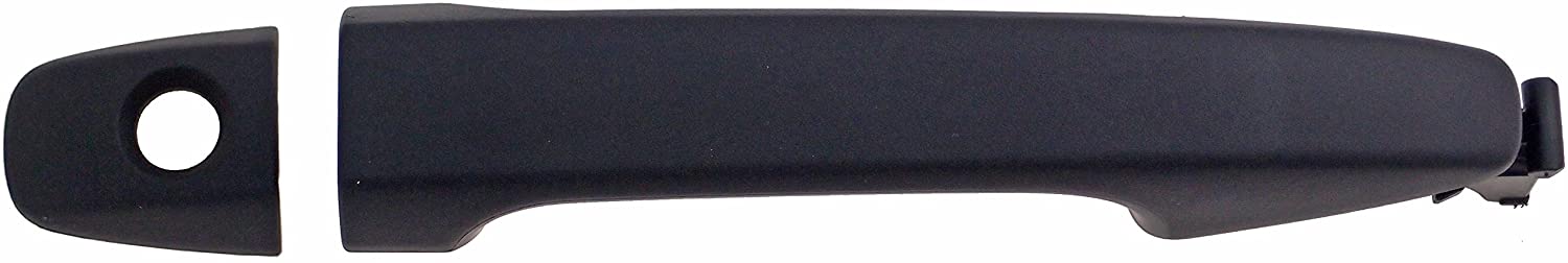 81156 Front, Driver Side Textured Black Exterior Door Handle, Without Key Hole, Help Series