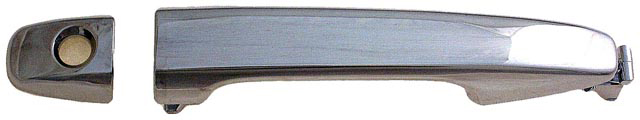 81169 Front, Driver Side Chrome Exterior Door Handle, With Key Hole, Help Series - Image 2