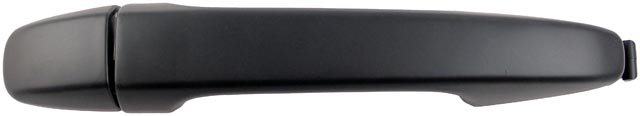 81207 Rear, Driver or Passenger Side Smooth Black Exterior Door Handle, Without Key Hole, Help Series - Image 2